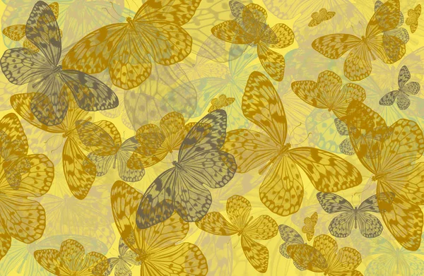 Abstract Art Background Butterflies Idea Leuconoe Yellow — Stock Photo, Image