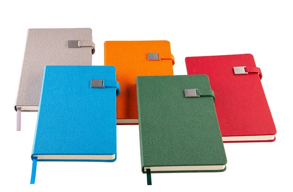 Multicolored Notebooks Iron Fastener — Stock fotografie