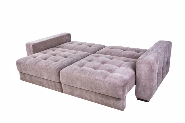 Gray Sofa Flat Form Double — ストック写真