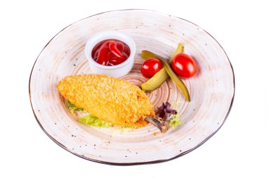 Domates ve turşulu pirzola.