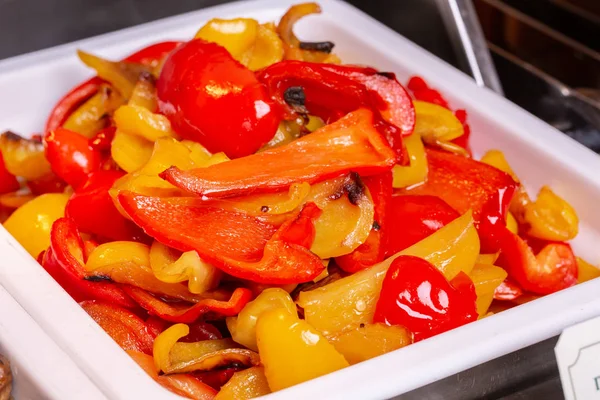 Sweet Bulgarian Pepper Grilled — Stock Photo, Image