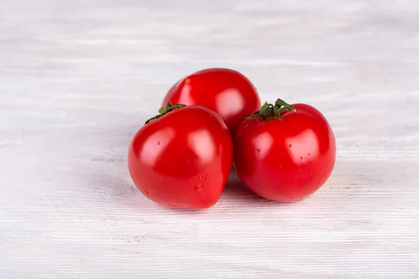 Red drain-shaped tomatoes.Red drain-shaped tomatoes