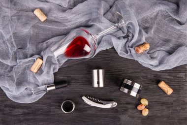 Moskova, Rusya - 01 / 21 / 2019: CIRCLE JOY şirketinin şarap aksesuarları 