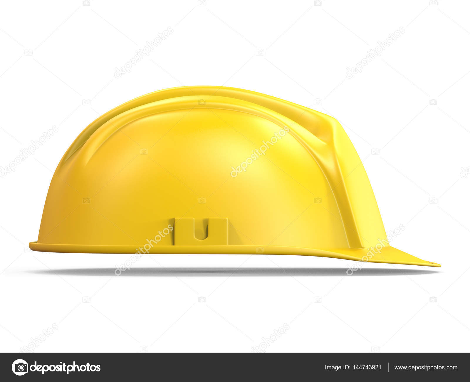 mangfoldighed svinekød Mistillid Yellow safety helmet side view 3D Stock Photo by ©djmilic 144743921