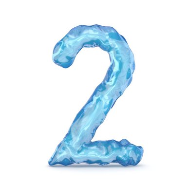 Yazı tipi sayısı 2 buz iki 3d