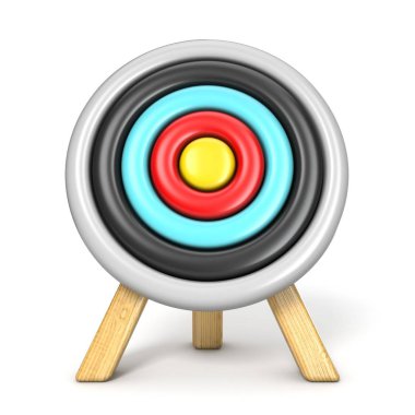 Okçuluk hedef açık 3d görüntüleme