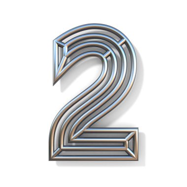 Anahat yazı tipi sayısı 2 tel iki 3d