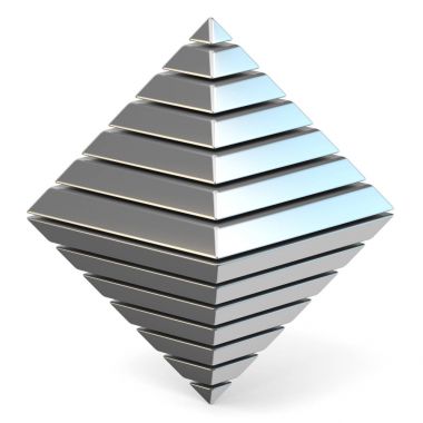 Çelik octahedron 3d