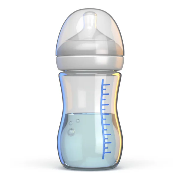 Babyfles gesloten 3d — Stockfoto