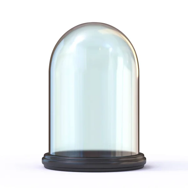 Cúpula de vidro vazio 3D — Fotografia de Stock