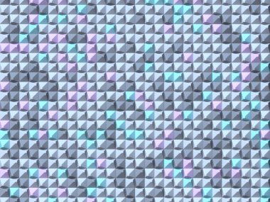 Soyut geometrik dört pastel renk asimetrik piramit arka gr