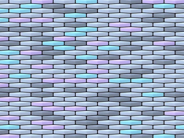 Abstract geometric four pastel color Horizontal bricks backgroun — Stock Photo, Image