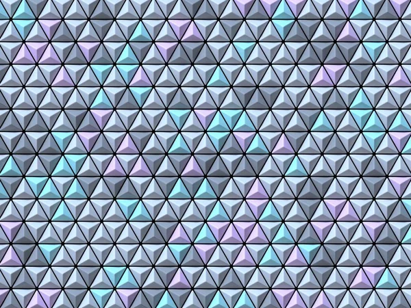 Abstrait géométrique quatre couleurs pastel Triangles équilatéraux backg — Photo