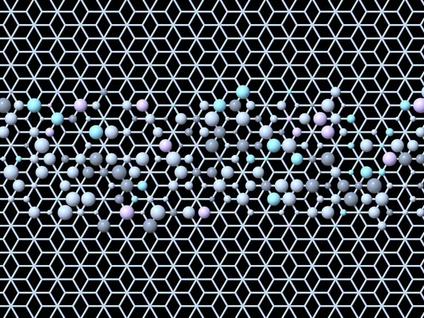 Streszczenie geometryczne cztery pastelowe kolory Mała linia rombowa wykonana z — Zdjęcie stockowe