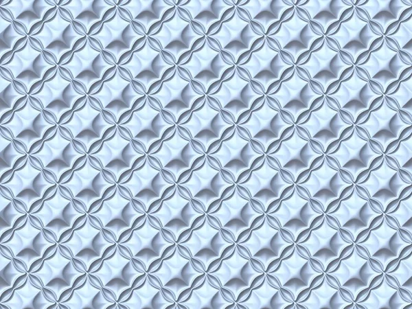 波状の正方形の白い背景3D — ストック写真