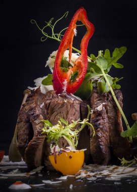 Fırında Balık deniz ürünleri