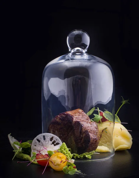 patates püresi et ızgara