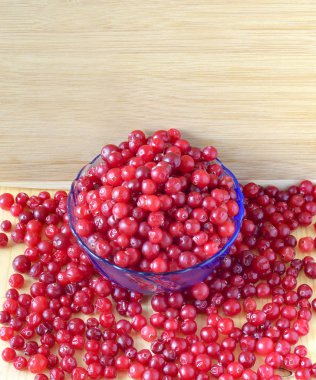 Kızılcık mavi kase