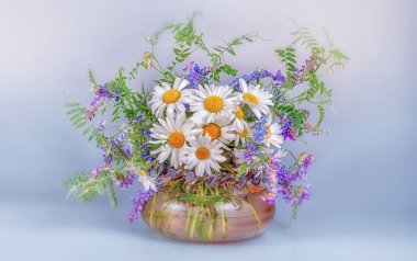 Fare bezelye çiçeği vazosu