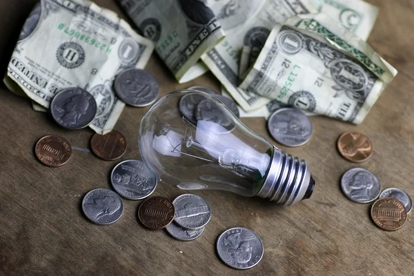 sikke ve buruşuk para tungsten lamba