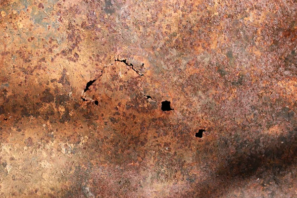 Texture métallique rouge grunge rouillée — Photo