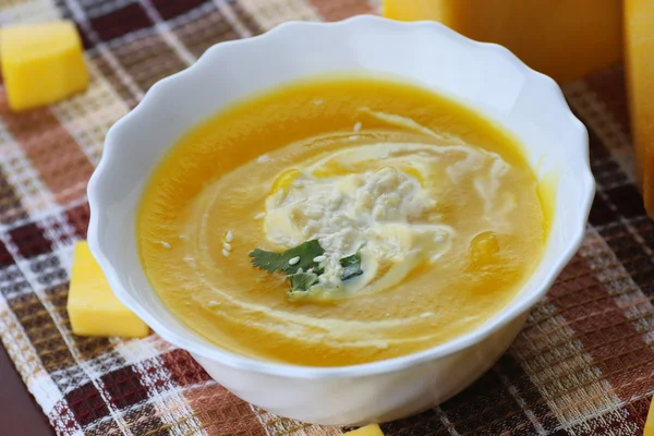 Calabaza sopa de cocina — Foto de Stock