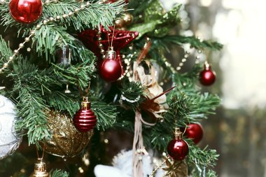 Noel ağacı dekor makro