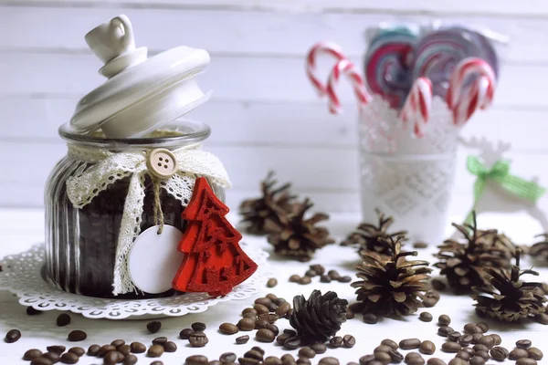 Kaffeebohnenschale — Stockfoto