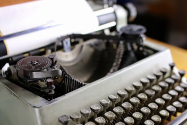 Retro daktilo mektup