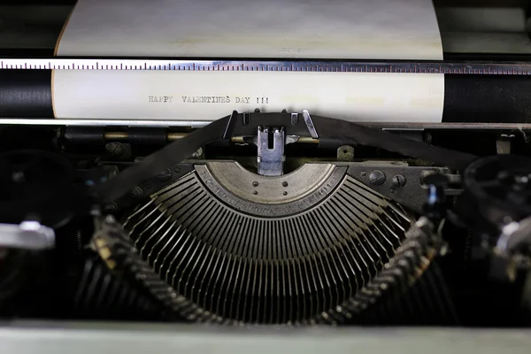 Retro írógéppel levelet — Stock Fotó