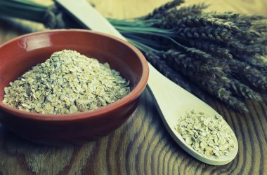 spikelets buğday ve arpa tabak