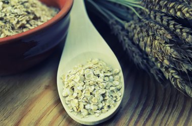 spikelets buğday ve arpa tabak