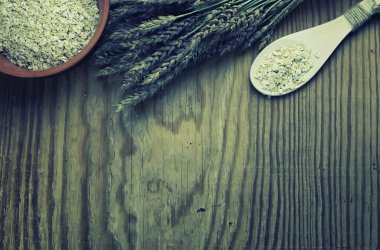 spikelets buğday ve arpa tabak