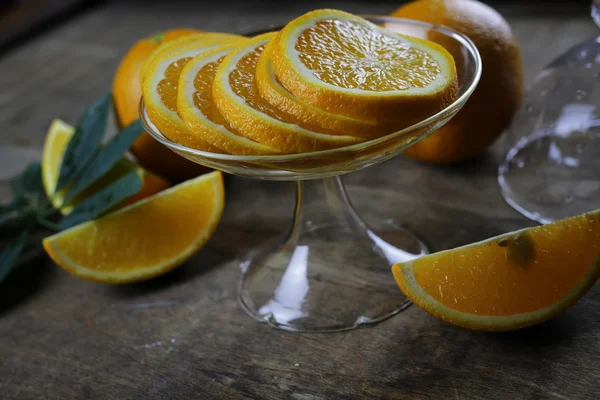 Orange frukt trä bakgrund — Stockfoto