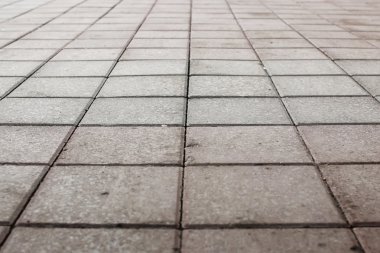 Asfalt parke taşı döşemesi