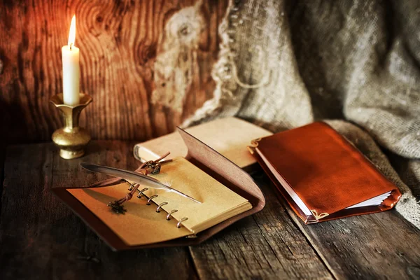 Βιβλίο μανδρών κερί ειδύλλιο — Φωτογραφία Αρχείου