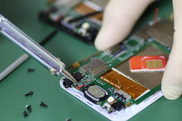 Телефон chip ремонт — стокове фото