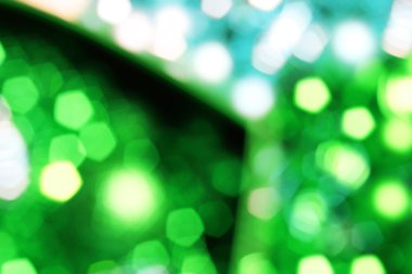 Yeşil Sarı bokeh arka plan