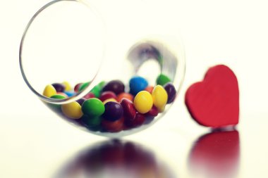 şeker hapı ile cam