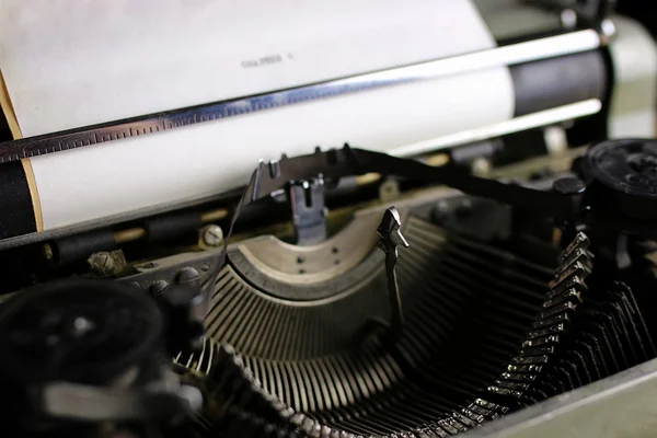 Carta retro máquina de escrever — Fotografia de Stock