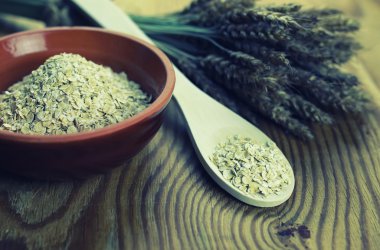 spikelets buğday ve arpa tabak