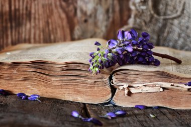 ahşap masa anahtar Retro kitap