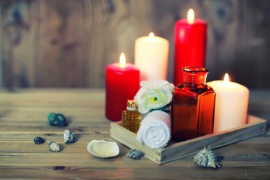 Spa mum şişe mendil
