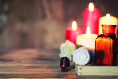 Spa mum şişe mendil