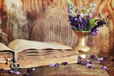 ahşap masa anahtar fotoğraf retro kitabı sctrathes etkisi