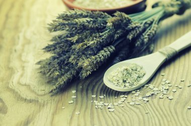 spikelets buğday ve arpa tabak