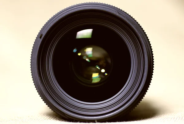 Tónovaný jednobarevné pozadí objektu odlesk objektivu — Stock fotografie