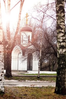 gün batımı antik İskandinav Katedrali