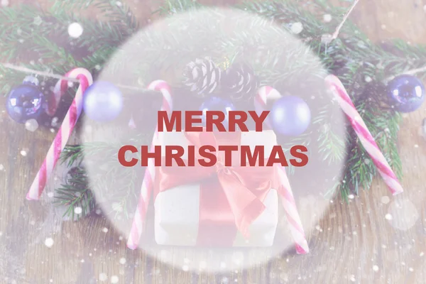 Christmas background circle — Stock Photo, Image