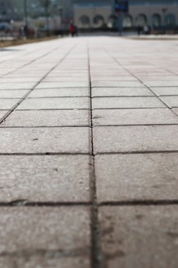 Asfalt parke taşı döşemesi